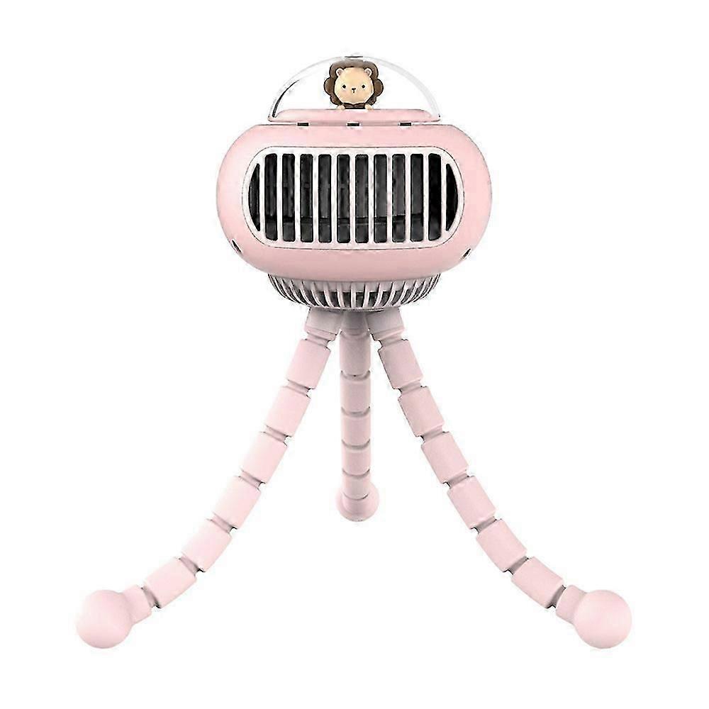 Stroller Fan Bladeless Portable Octopus Fan Multi Function Rechargeable Fans