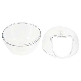 1st Hamster Badrum Sand Bad Behållare Transparent Plast Toalett Husdjur Tillbehör