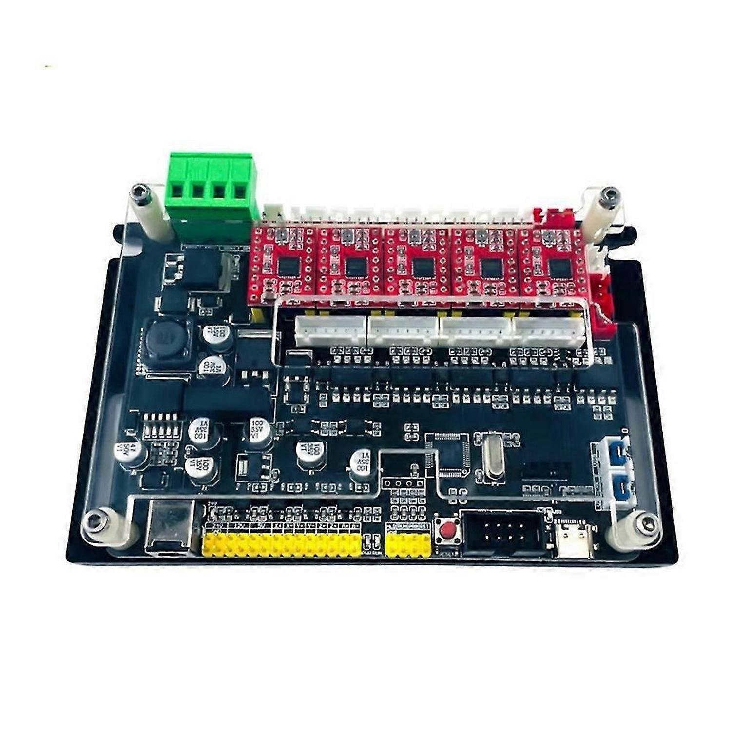 Offline Controller 32-Bit 4 Axis Control Board, GRBL Control, Optical Coupling,with 300W/500W Spindl