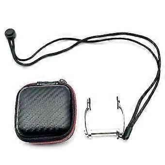 Aviation aluminum Free Diving Nose Clip Comfortable Diving Surfing Swim Nose Clips Non-slip silicone pad at both