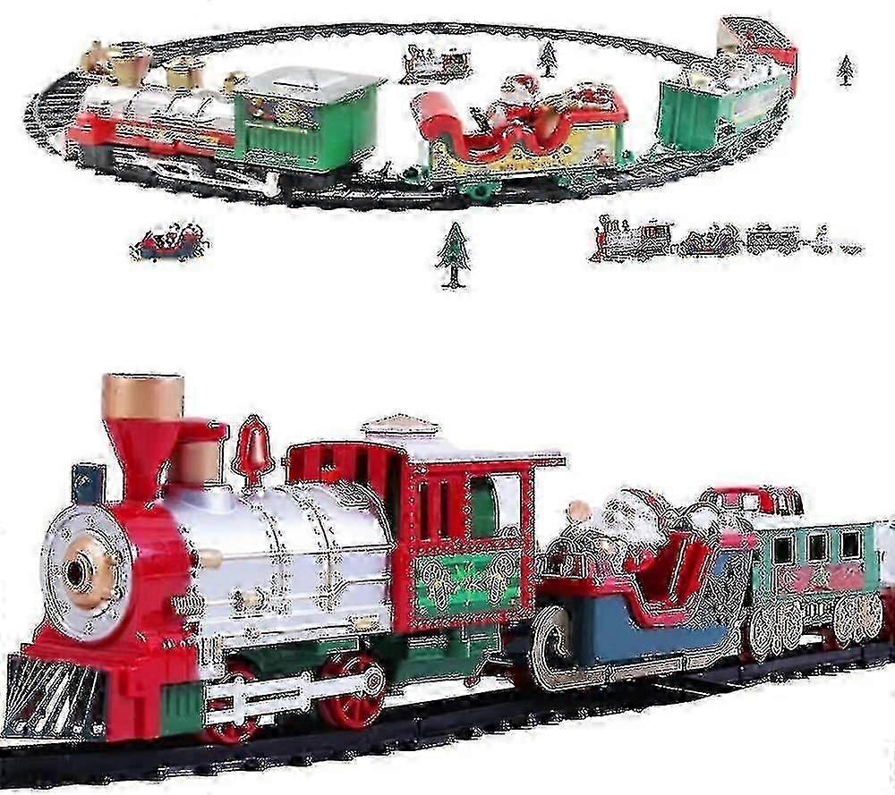 Christmas Train Set with Music for Tree Base Display