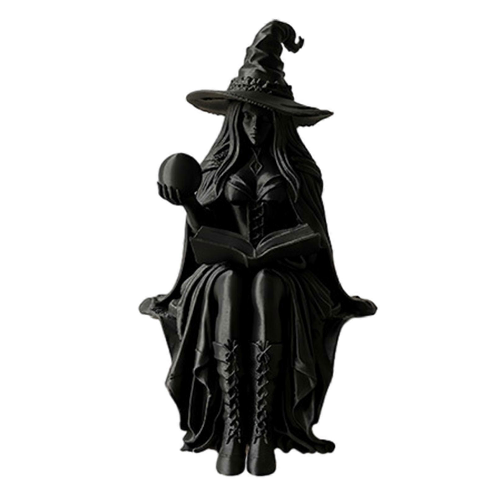 3D Printed Fortune Teller Figurine - Gothic for Shelf Display