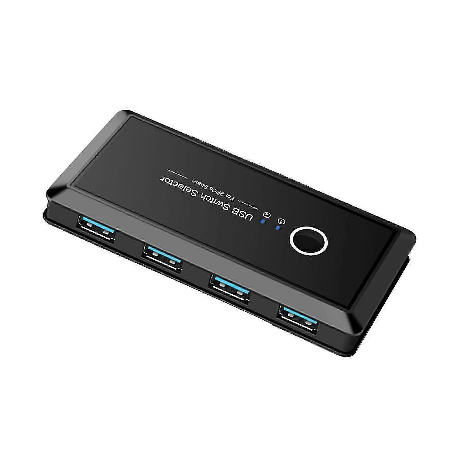 Usb 3.0 Switch Usb 3.0 Switcher For Pc Keyboard Mouse Printer 2 Pcs Sharing