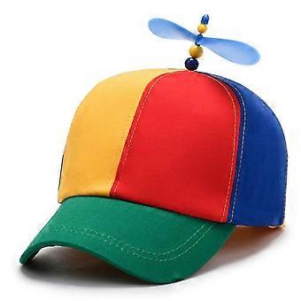 Helicopter Propeller Rainbow Funny Snapback Hat Baseball Cap Sun Cap Adventure Dad Hat