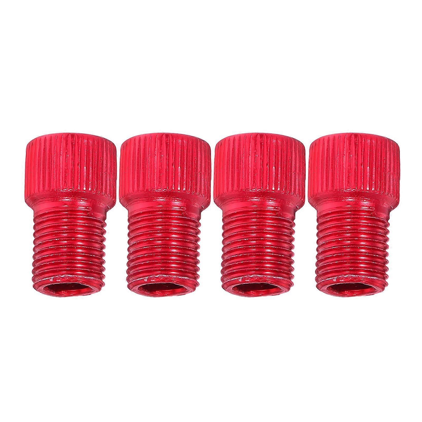 Adaptateur convertisseur de valve en alliage d'aluminium pour réparation de pompe à vélo (4 pièces)