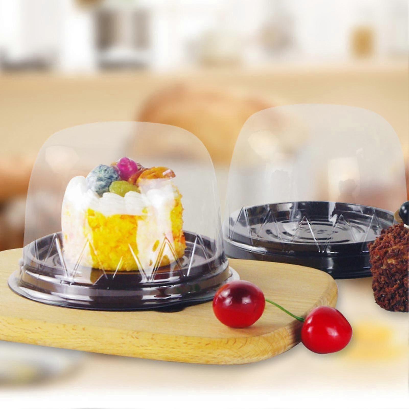 50-pack Mooncake Box Diy Clear Dome Containers
