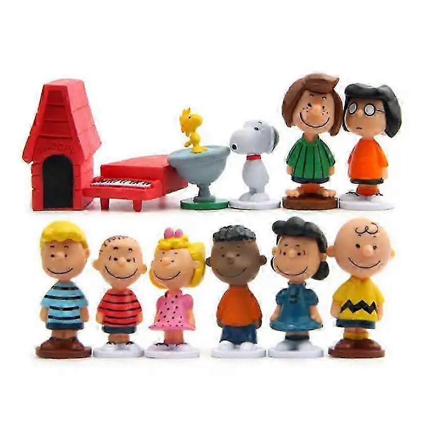 12pc Japanese Peanuts Mini Figures