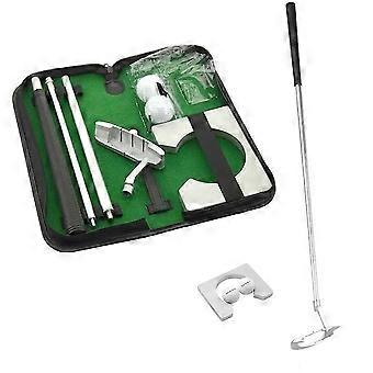 Mini Indoor Putting Green - Game with Putter, Hole Cutter, Putting Cup Office Golf Kit