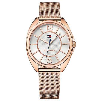 Tommy hilfiger charlee watch for Women Analog Quartz with stainless steel bracelet plated in gold 1781697