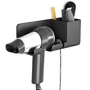 Wall-Mounted Hair Dryer Organizer, Space-Saving, Waterproof, Corrosion-Resistant