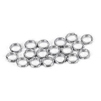 Premium Stainless Steel Split Rings 7# Pack