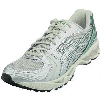 Asics Gel-kayano 14 Unisex Running Trainers in Green Silver