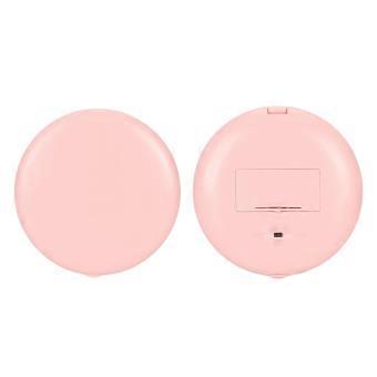 3.5in LED Makeup Mirror Portable 1X 2X Magnification 6500K Folding Handheld Double Sided Lighted Mirror for Travel