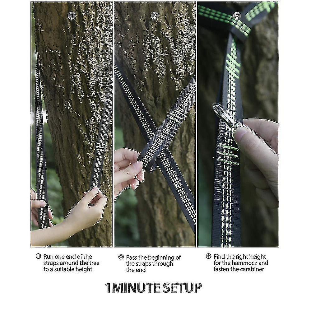 Hammock Tree Straps Tree Swing Attachment Hanging Chair Set X 2.5cm