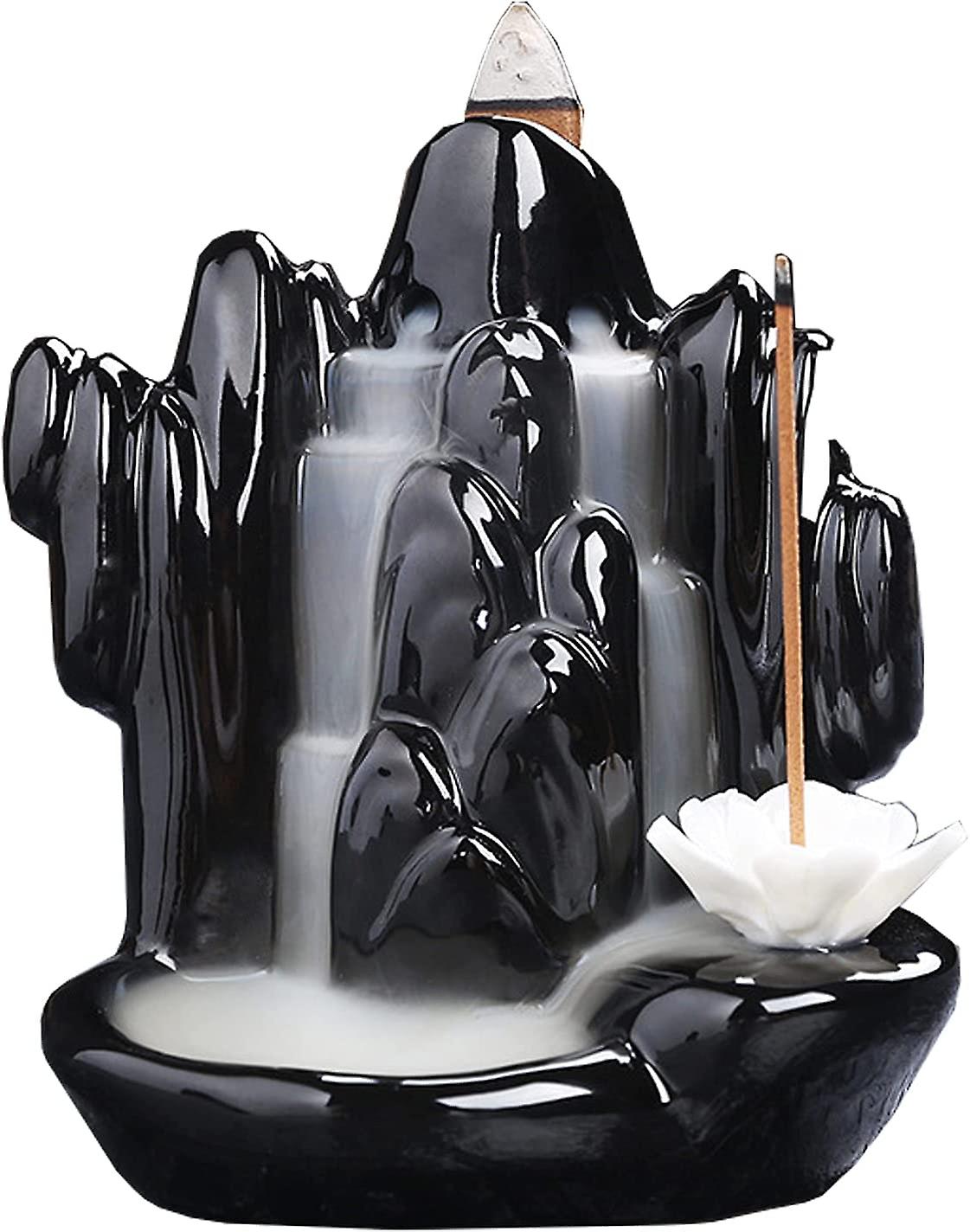 Backflow Rökelsebrännare, 1 stycke Backflow Vattenfall Rökelsebrännare, Keramisk Backflow Rökelsebrännare