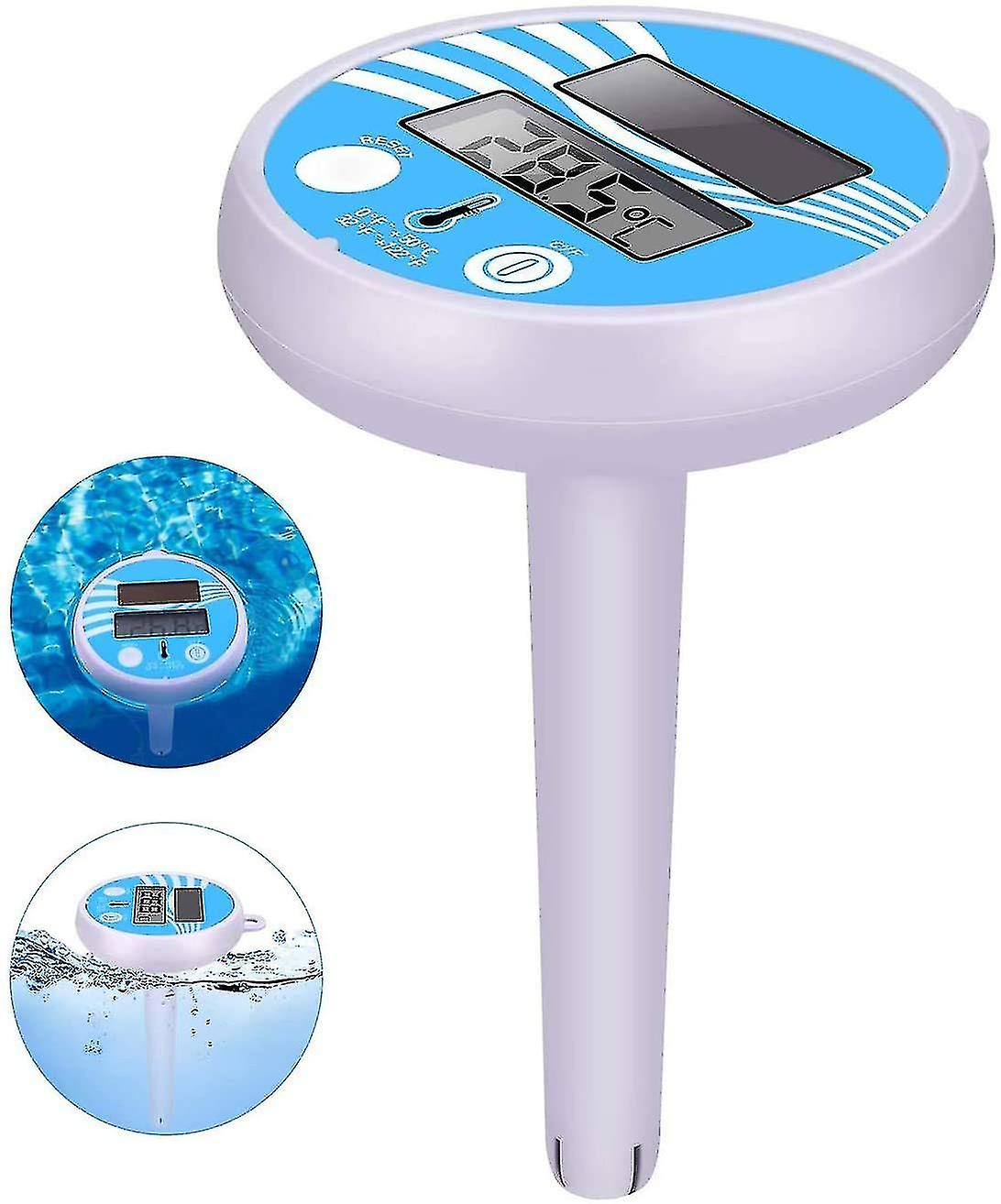 High Precision Swimming Pool Thermometer Floating Solar Thermometer