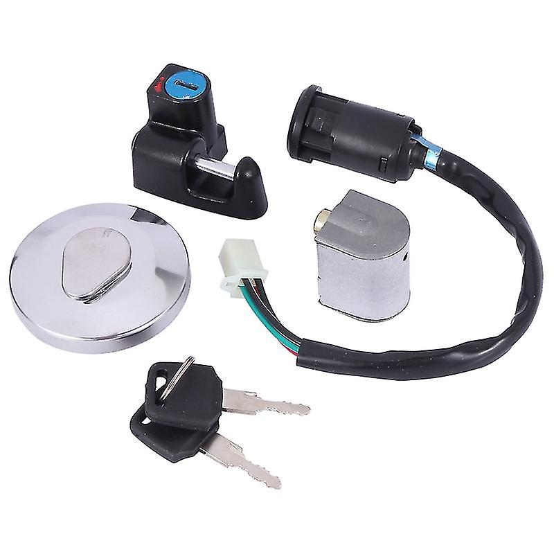 Motorcycle Ignition Switch Set Lock Fuel Tank Cap Lock Suitable For Monkey