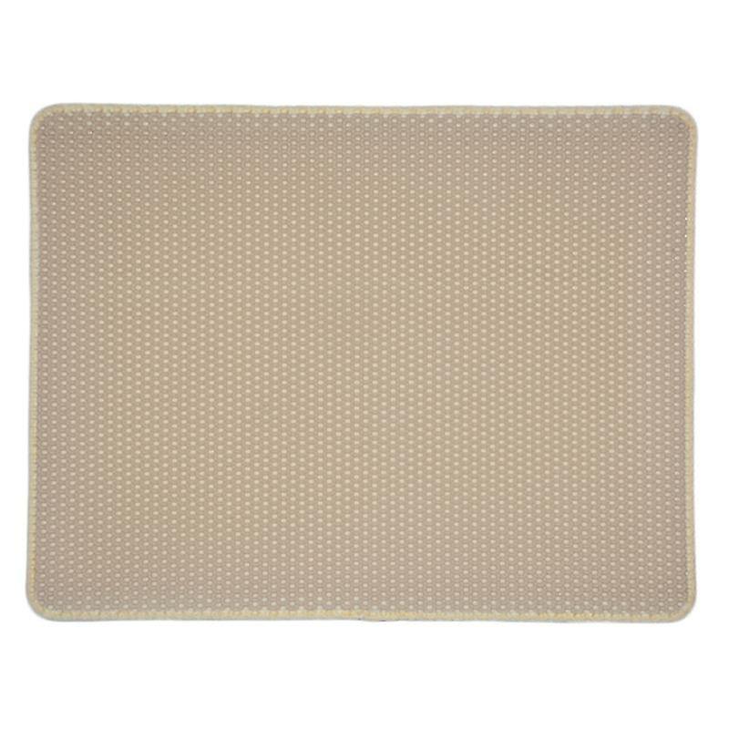Cat Litter Box Mat Double Layer Honeycomb Trapping Pad Easy Clean Washable Foldable Scatter