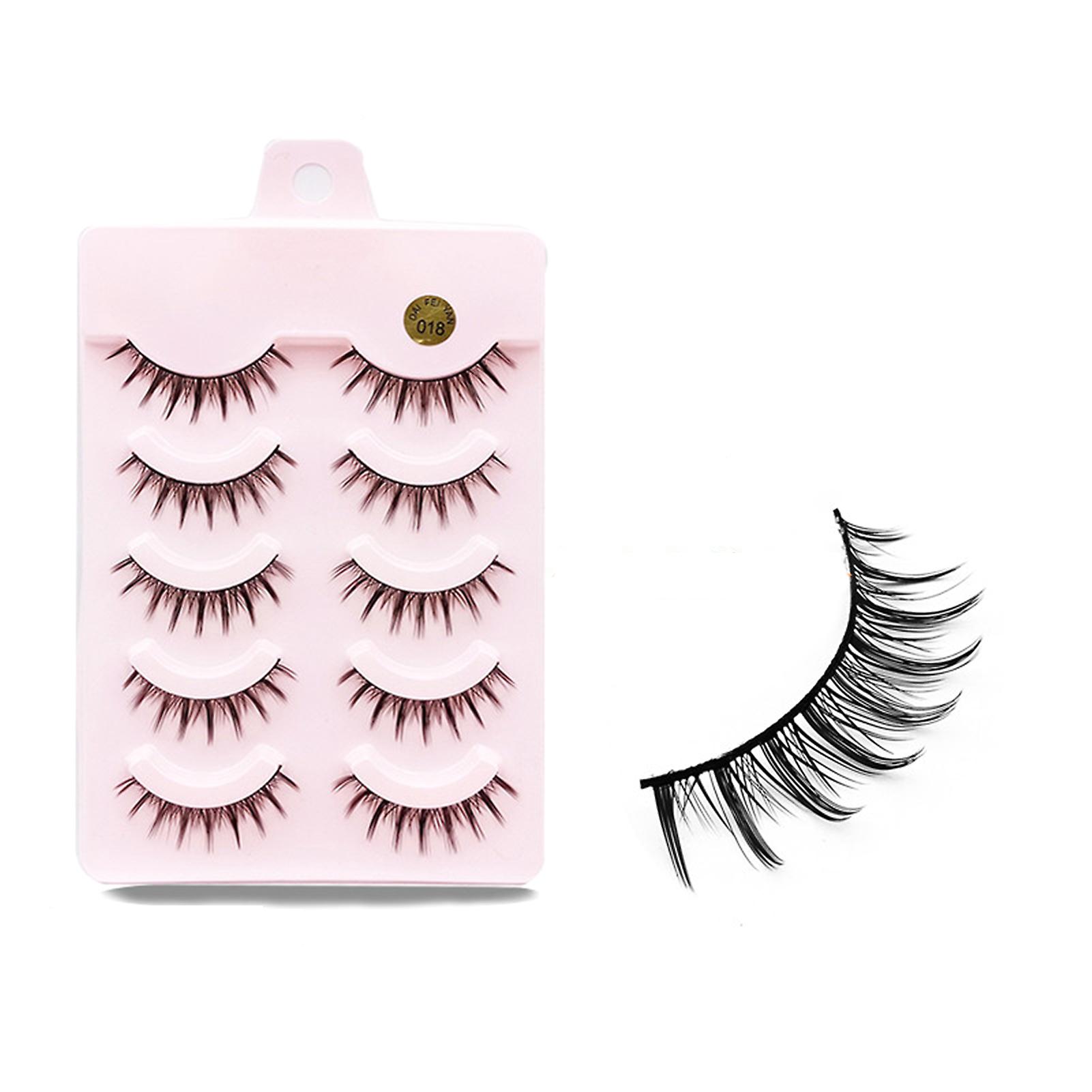 Curl Tip Tail Cluster Eyelashes Natural Look Wispy Eyelashes Easy To Wear