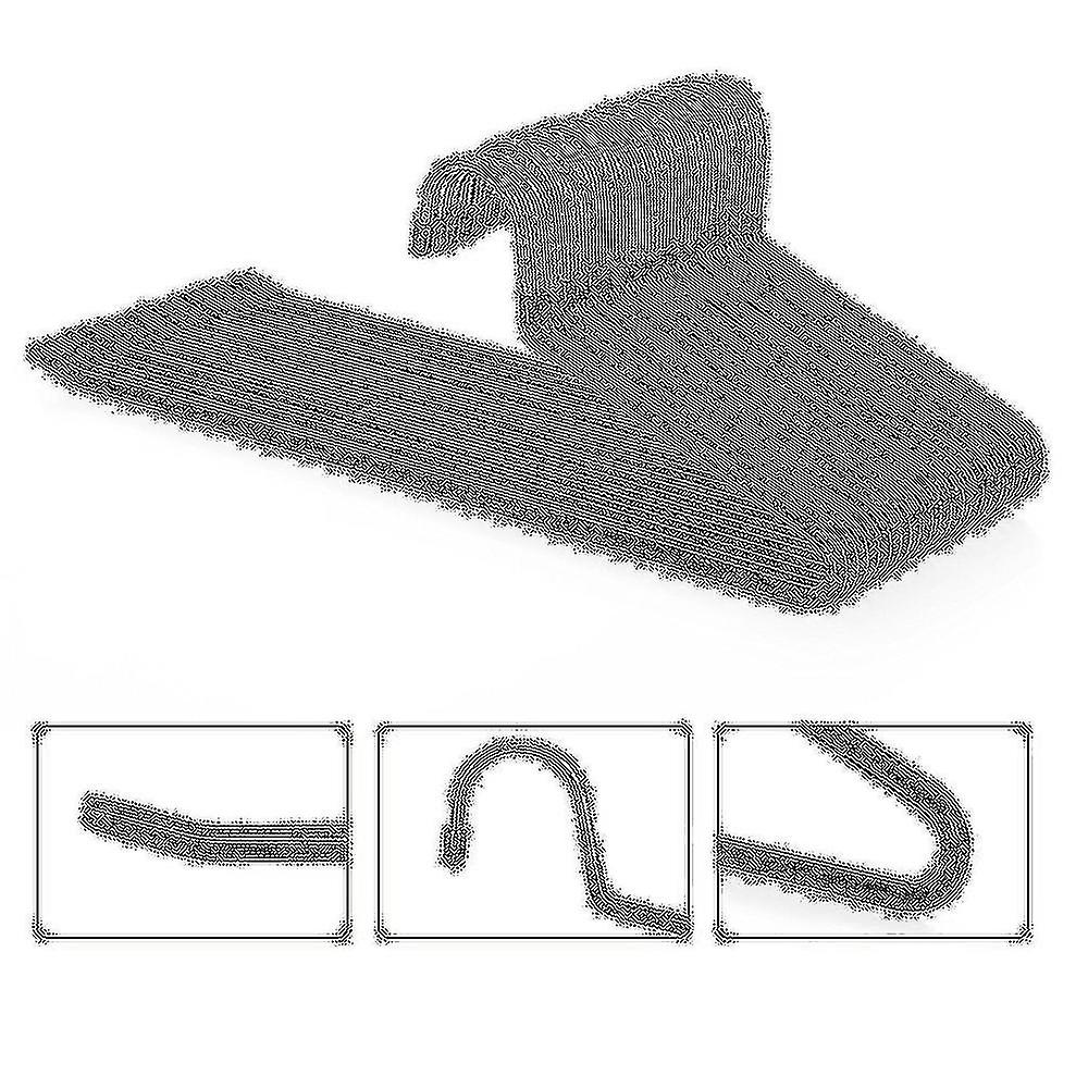 20 pacchetti Open Ended Pant pantaloni gancio Jeans pantaloni facile scorrimento organizzatore appendini metallo