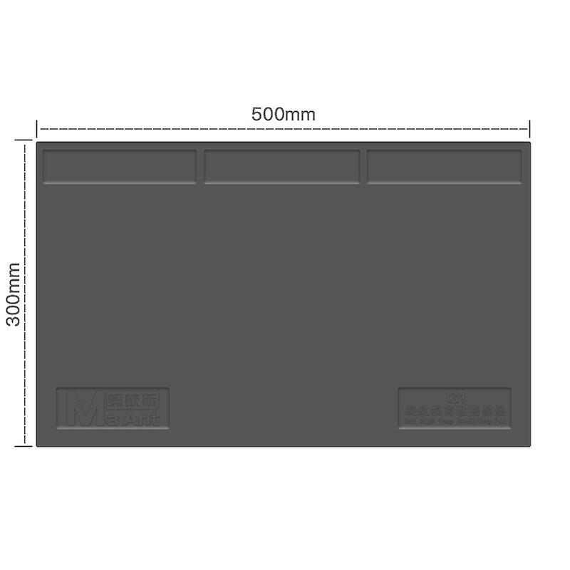 300*500Mm Heat Resistant Soft Silicone Work Pad Hot Air Gun Station Mat Mobile Phone Bga Pcb Soldering Repair Tools