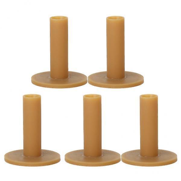 4x5 pcs 60mm/2.36" עמיד גומי גולף Tees- קפה