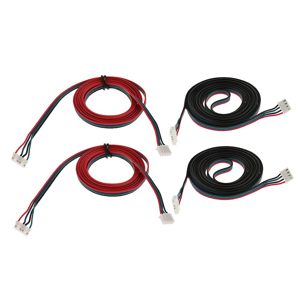 4pcs 3D Printer Stepper Motor Extended Cables Connector Lead Wire XH2.54