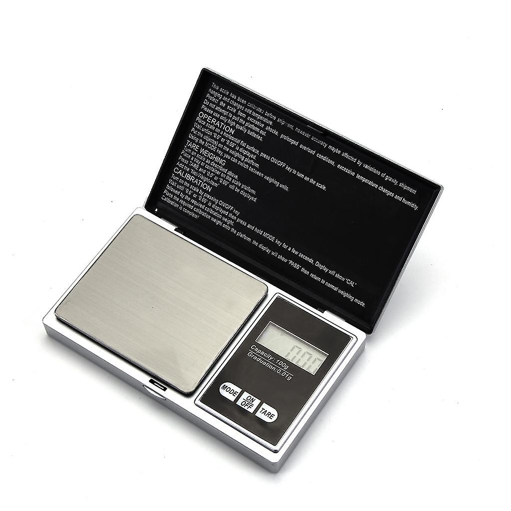 Digital Scale Electronic Jewelry Pocket Gram Gold Coin Precise -Silver 100g