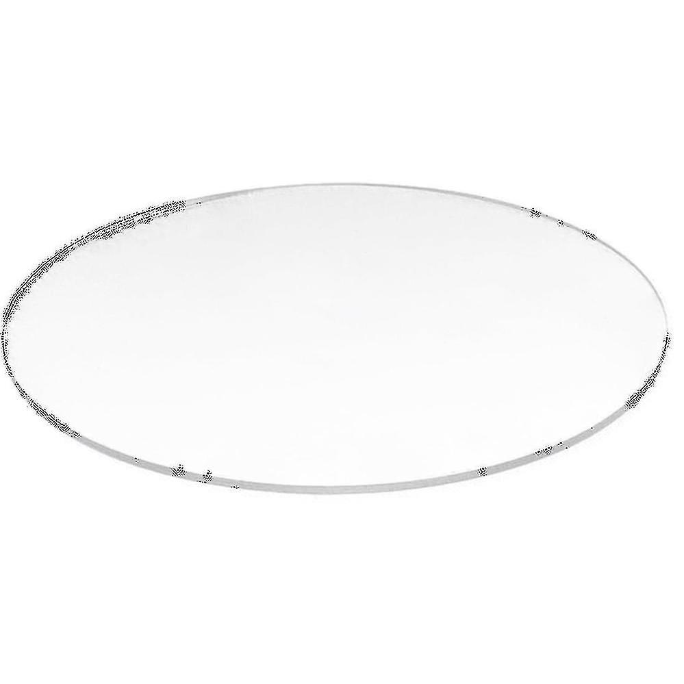 Transparent 3mm Thick Mirror Acrylic Round Disc Diameter:70mm