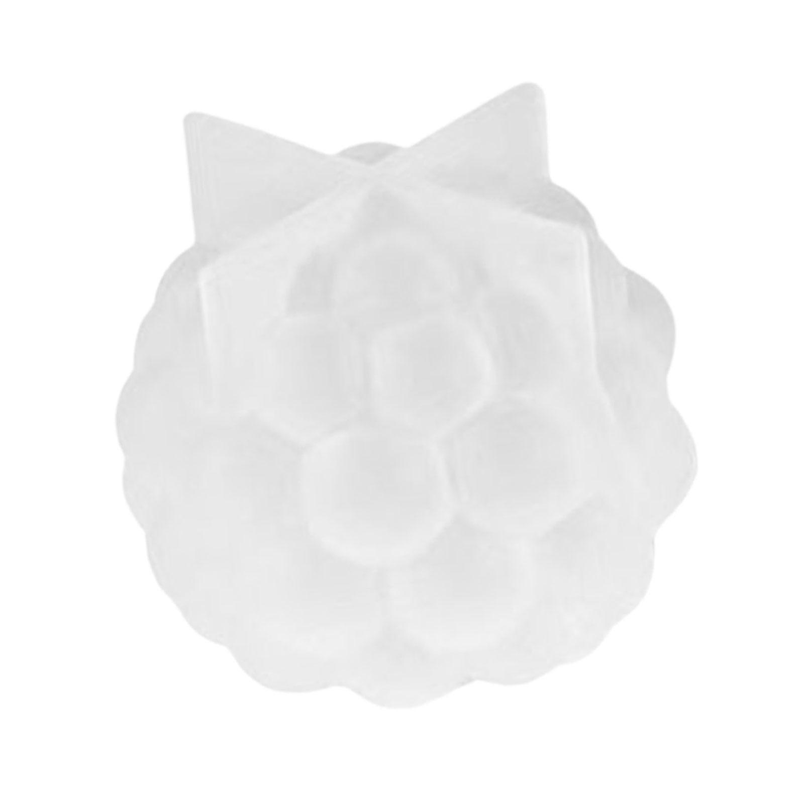 Silicone Mould DIY Epoxy Ornaments Candle Making Tool for Clay Party Plaster 5.8cmx6.5cm