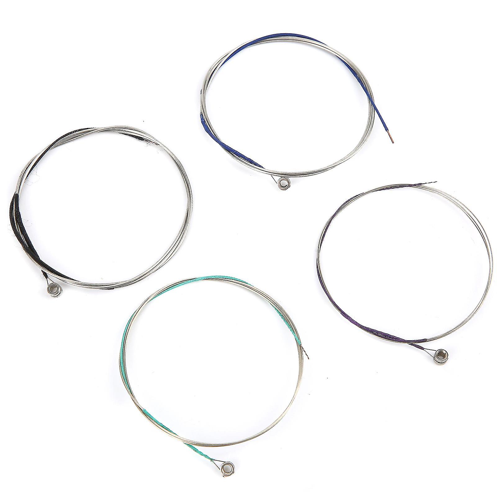 4pcs Viola Strings A?1st D?2nd G?3rd C?4th Nickel Silver Wound Nickel?Plated Ball?End Steel Core