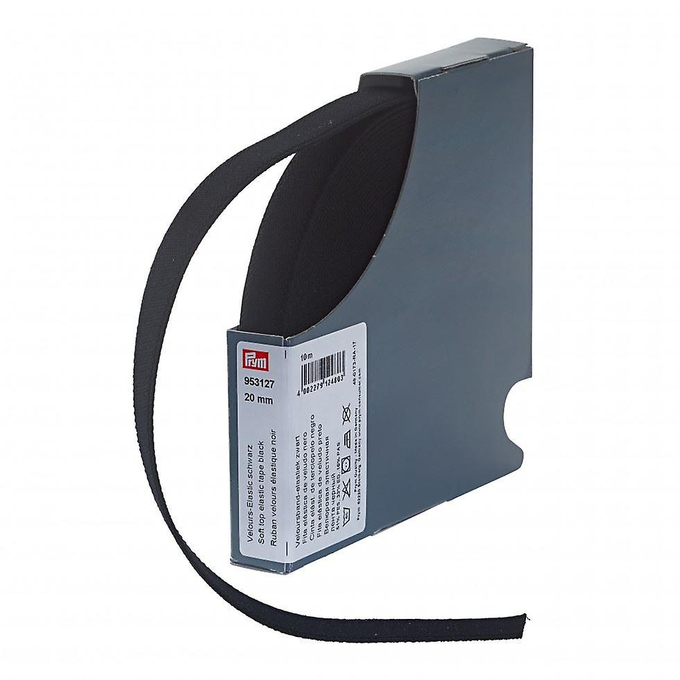 20mm Prym Soft Top Elastic Tape Black - per metre