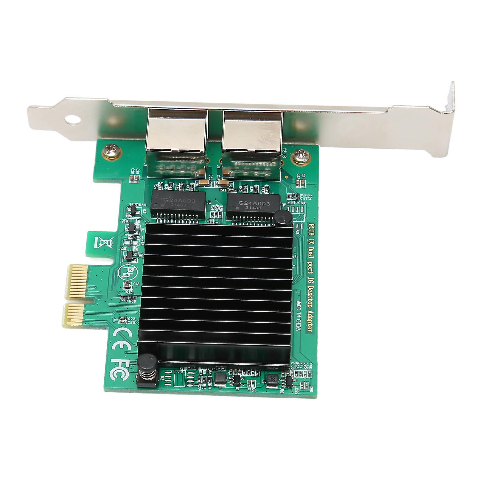 M Gigabit Ethernet Network Card 1000M Gigabit Ethernet Network Dual R Port Server Network Card Gigabit Network Card Solid Performance