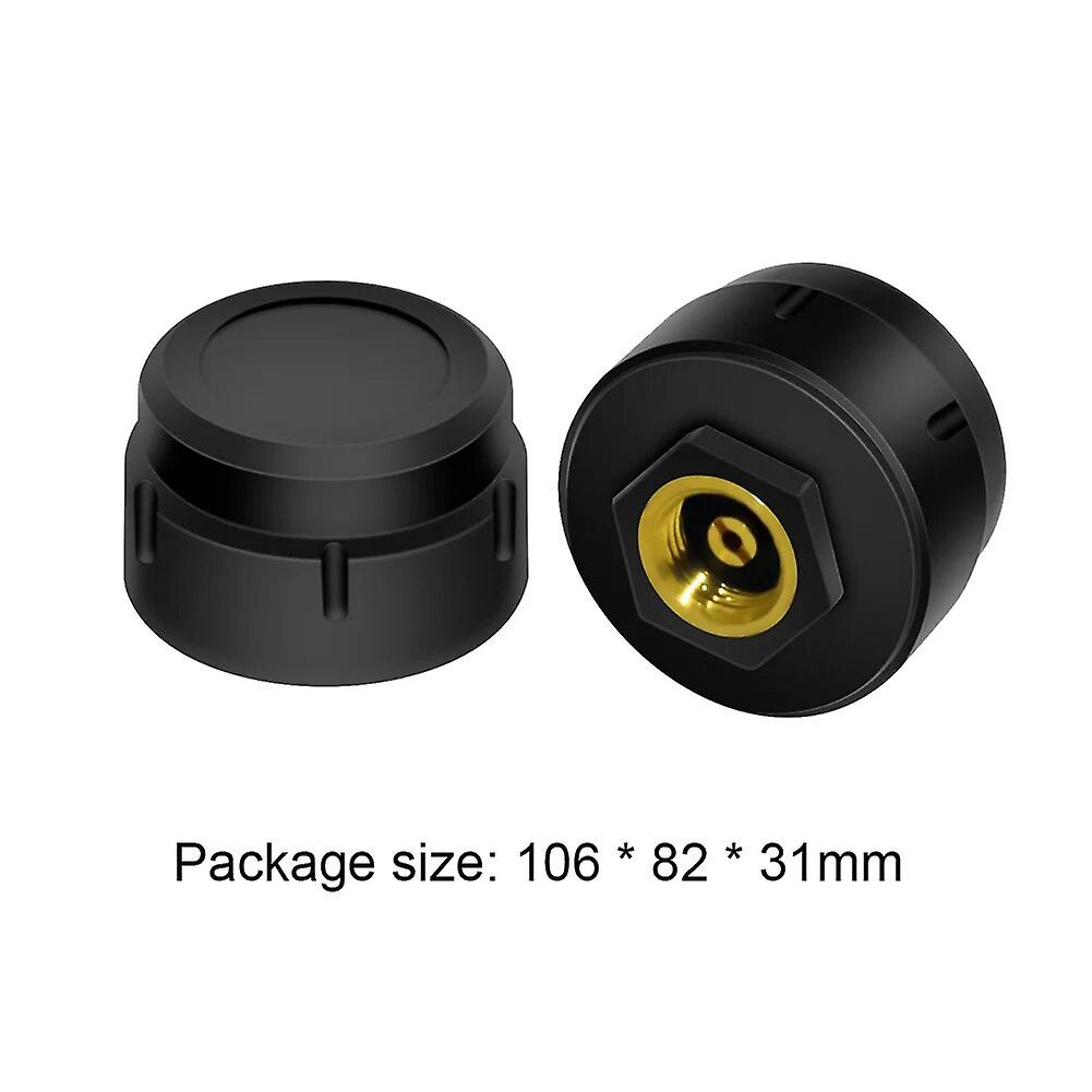 Motorcycle Tpms Motorbike Tire Pressure Monitoring System Tyre Temperature Alarm System 2 External Sensor With Time Display