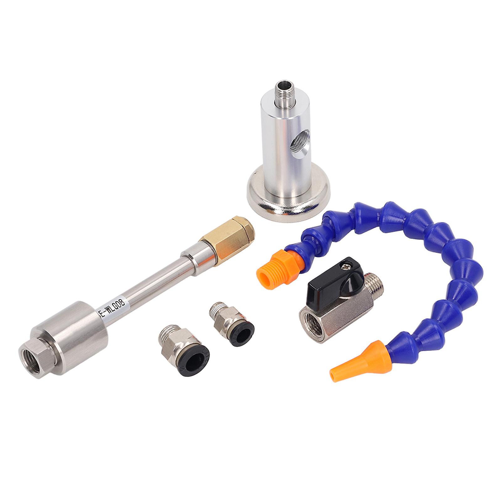 Pistolet de refroidissement à air froid professionnel 7 bars 520 BTU 28 mm Vortex avec compresseur à tube flexible Accessoires