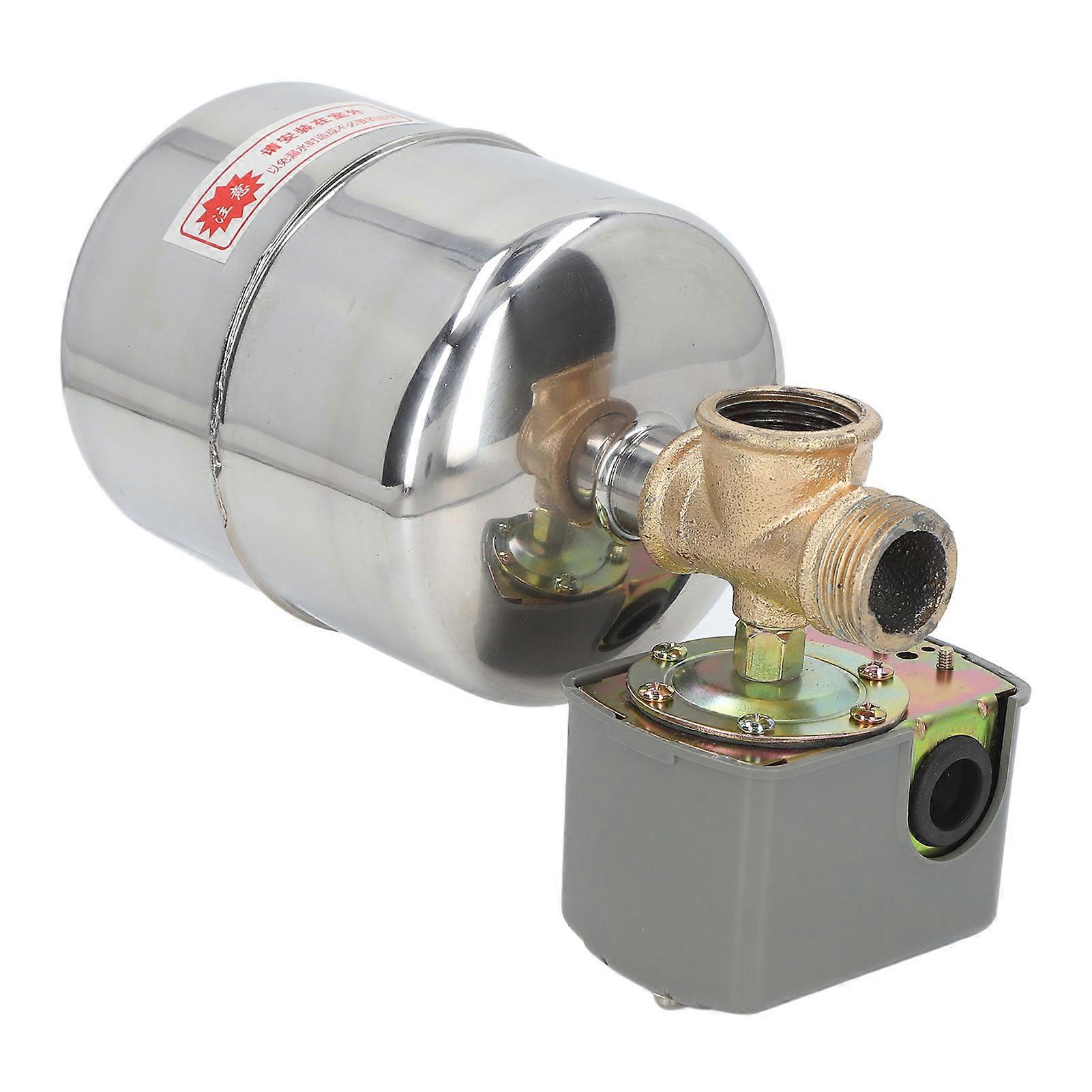Pressure Tank Check Valve Kit ABS Metal Tight Fit Air Compressor Check Valve for Auto Control 110V‑230V