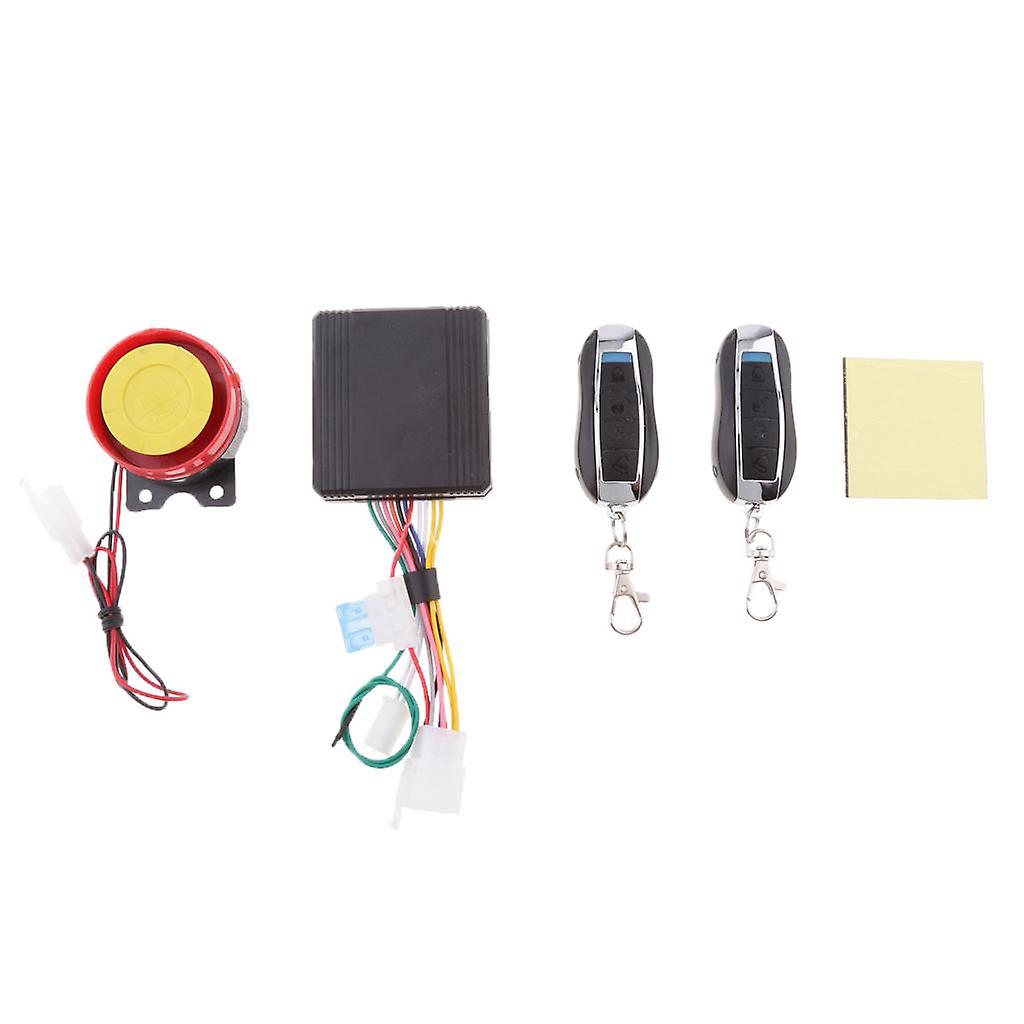 Motorcycle Scooter Anti-theft Alarm Security System Remote Control 006AA