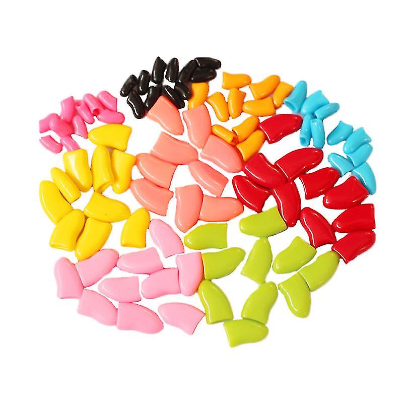 140pcs Pet Nail Caps