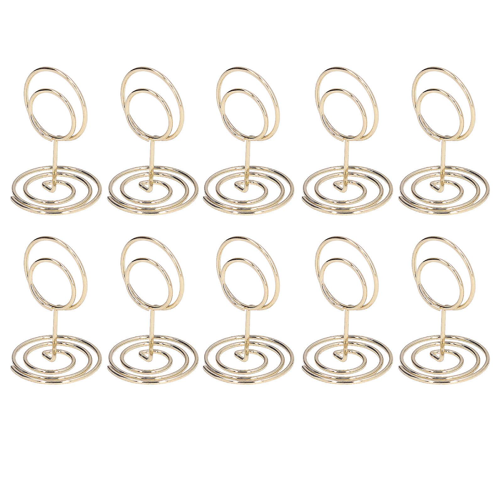 10pcs Practical Table Number Holders Round Base Reliable Durable Stable Elegant Style Home Decoration,for men and women