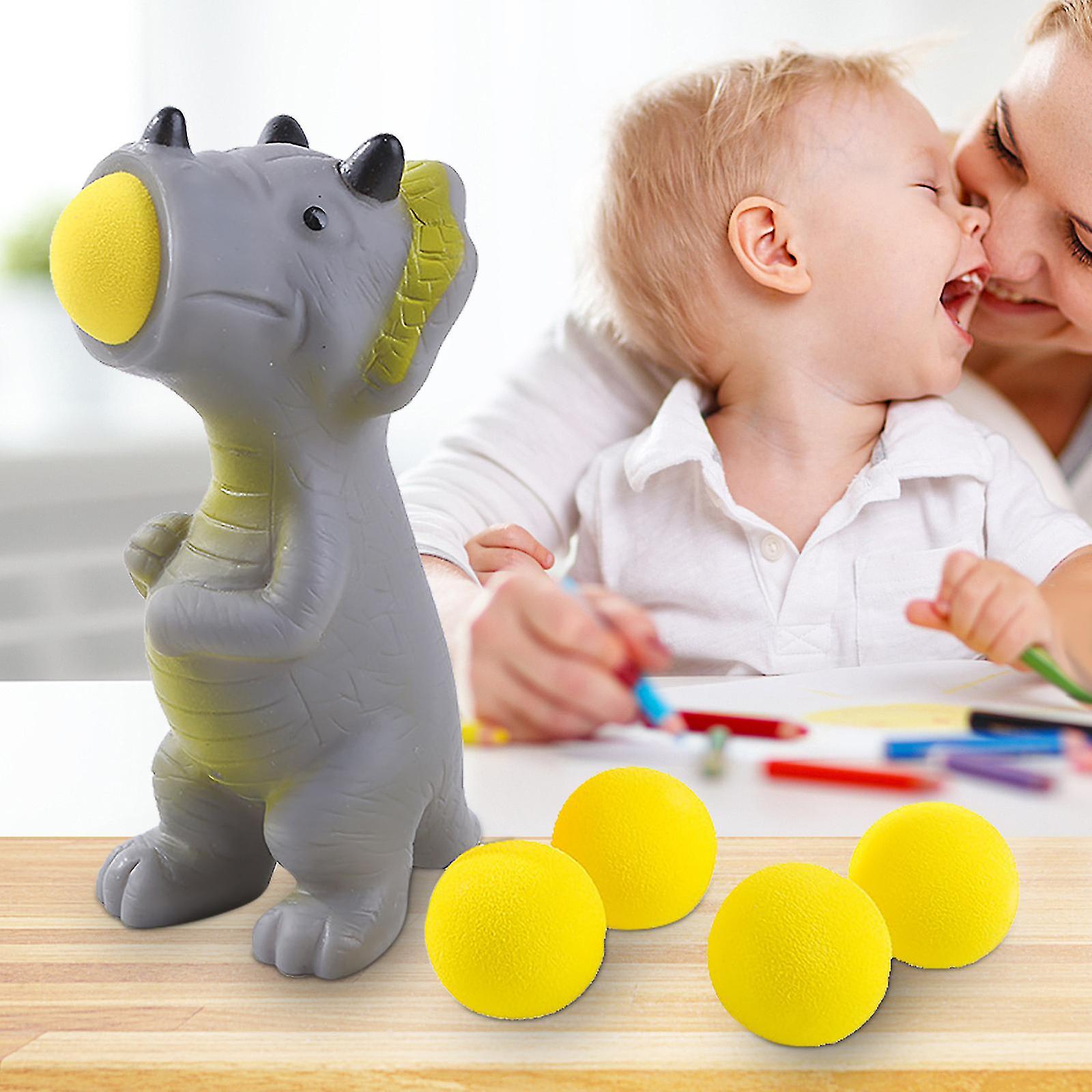 Cow Ball Blaster Popper Toys With 5 Foam Balls