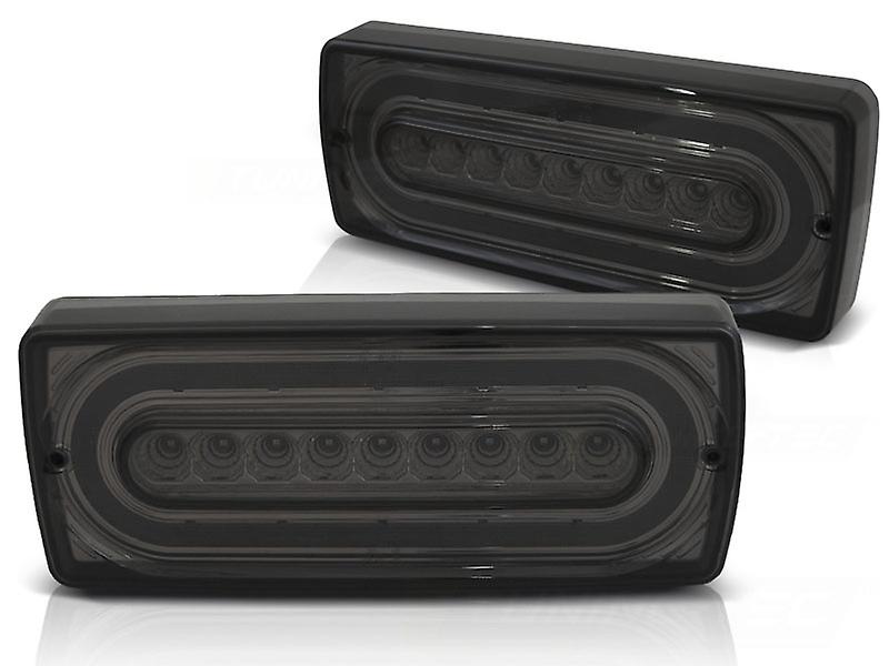 YOUSTAR X2 Bright LED License Plate Lights For Mercedes W463 G-Class G500 (1990-2012) – Cold White, Clear Lens