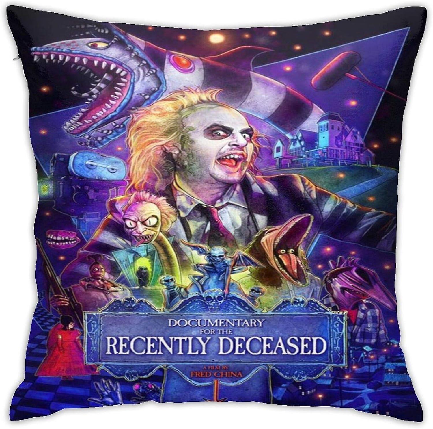 快適で柔らかい家の装飾ビートジュースジュース枕カバー、ソファ枕カバー、オフィス枕カバー、車の枕カバー、両面印刷枕カバー