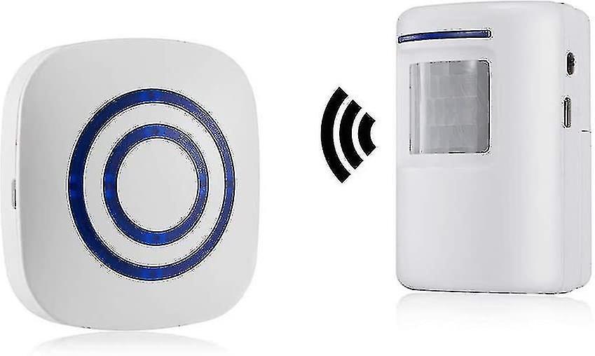 Passage Alarm, Shop Bell, Wireless Alarm System With Motion Detector -ACGIV