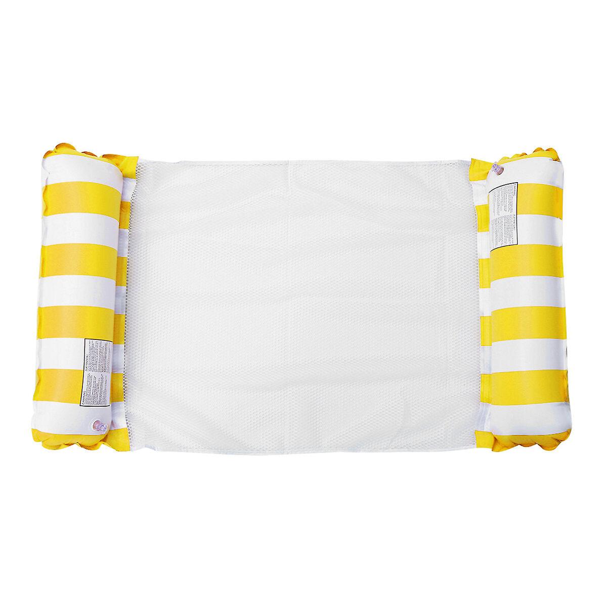 Inflatable Floating Water Hammock Portable Float Pool Lounge Bed Swimming Chair For Home Outdoor Accessary