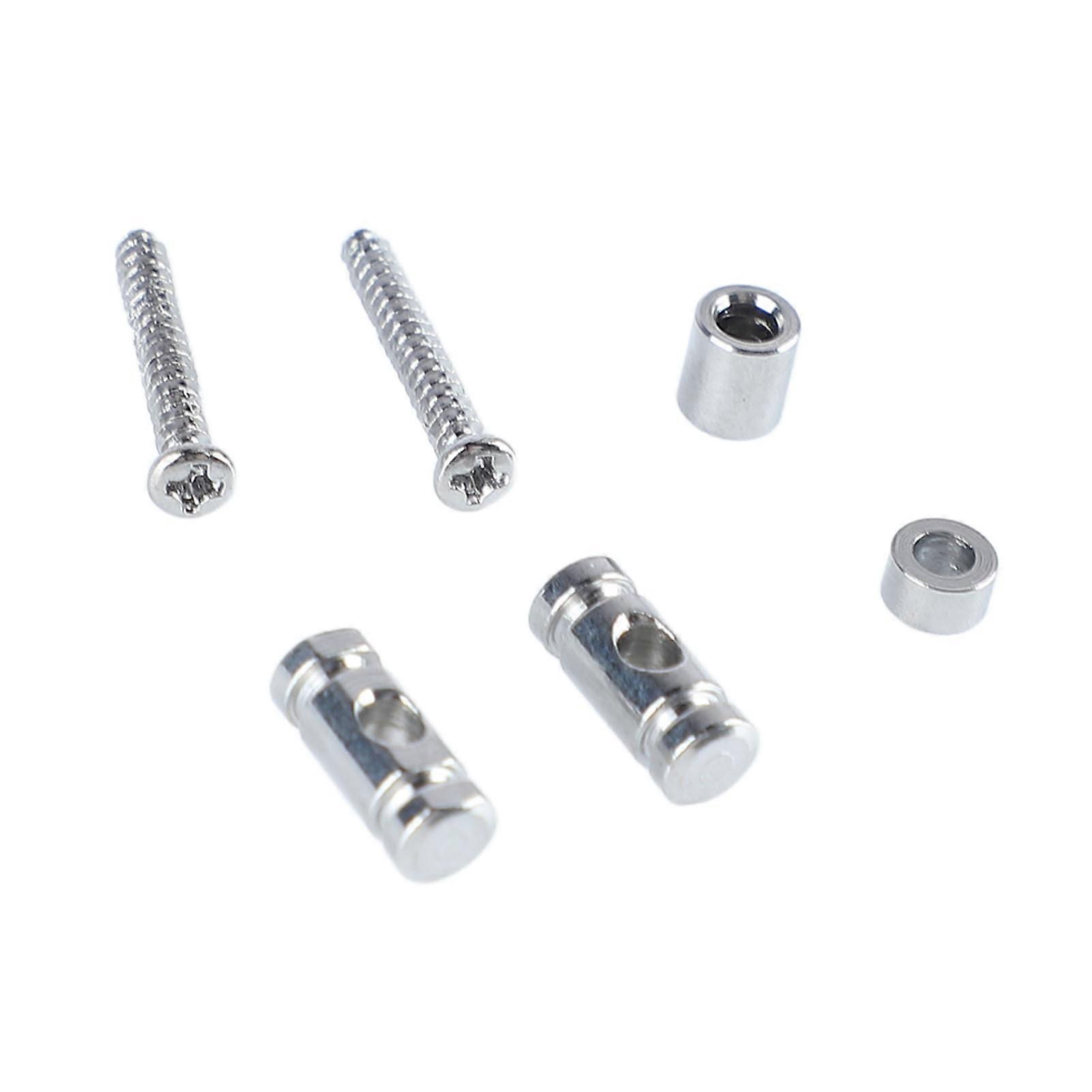 Silver Metal Roller String Tree Guide Retainer for Electric Guitar