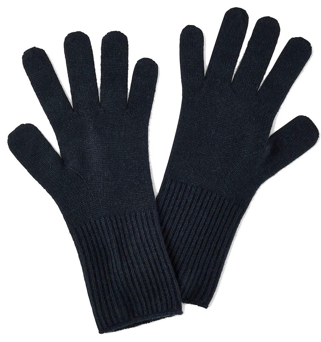 Falke Fine Knitted Pure Cashmere Gloves - Space Blue