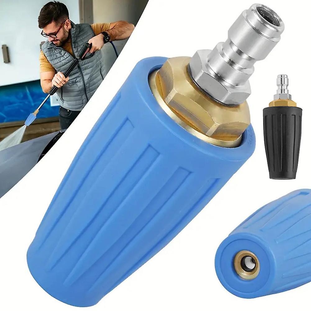 Power Washer Nozzle Tip 1/4 Inch Quick Connect 360° Rotating Turbos Nozzles Garden Irrigation Spray Nozzles