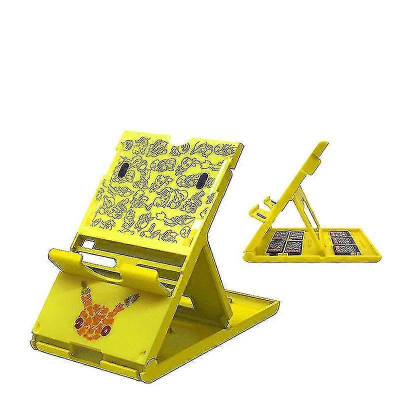 Foldable Stand Bracket Base Yellow Flower Pattern