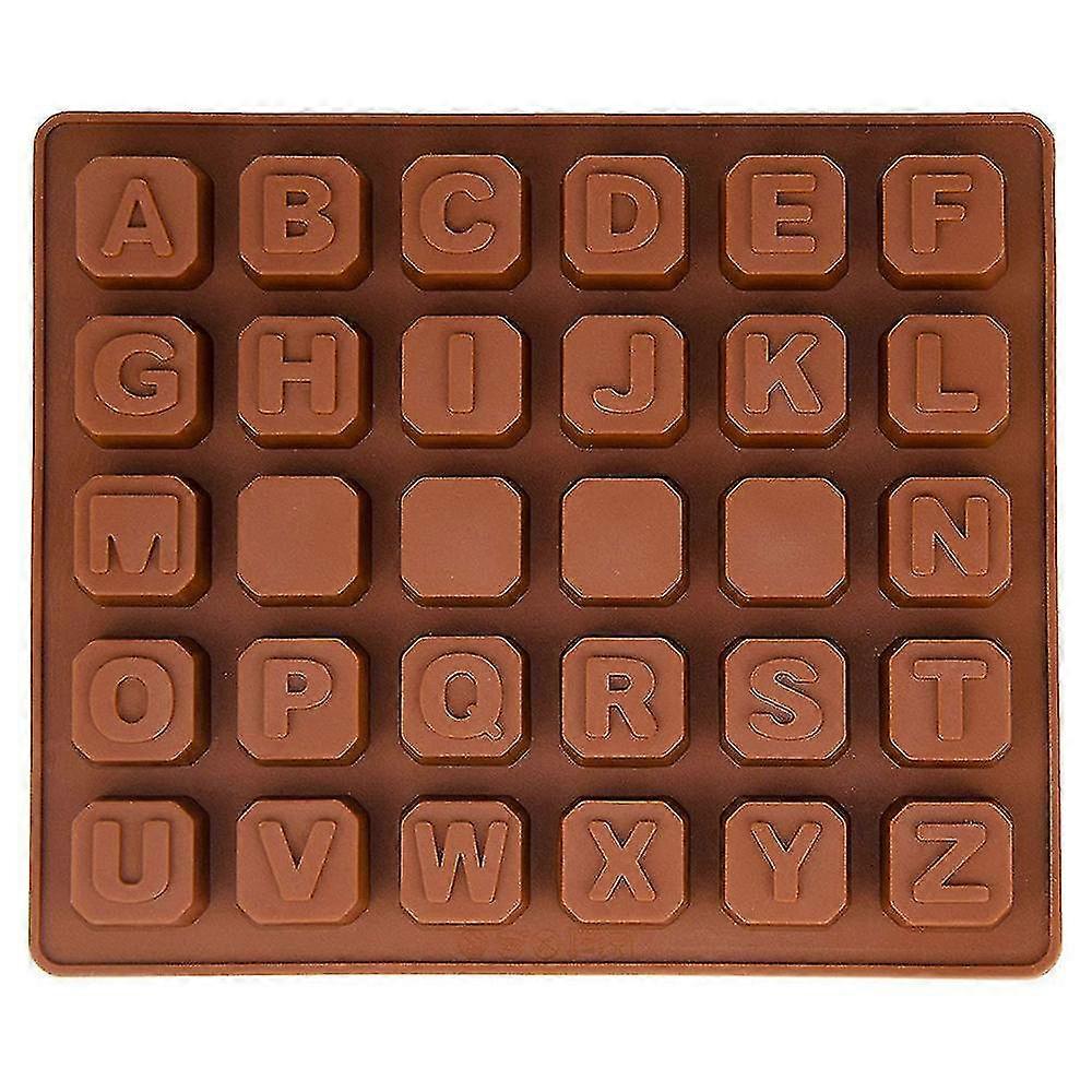 Silicone Mold With Letters Alphabet, Praline Mold, Chocolate Mold