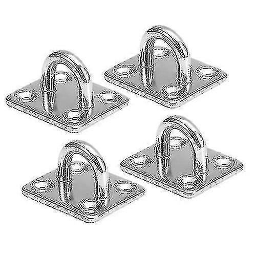Hmwy-4pcs Pad Eye Plates E Ware Functal Mount Hook Loops